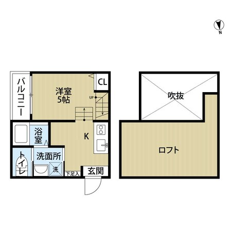 箱崎駅 徒歩10分 2階の物件間取画像